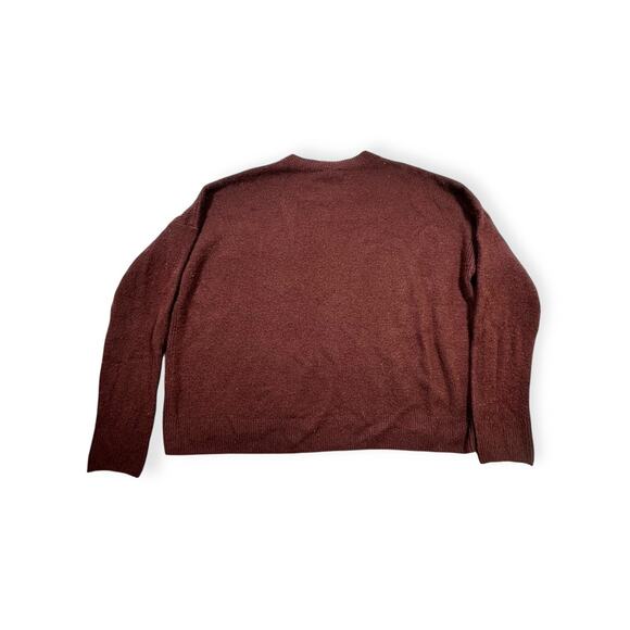 Vince Camuto Women Sweater Medium Acrylic Blend Pullover Magenta Long Sleeve 391 - Picture 2 of 7